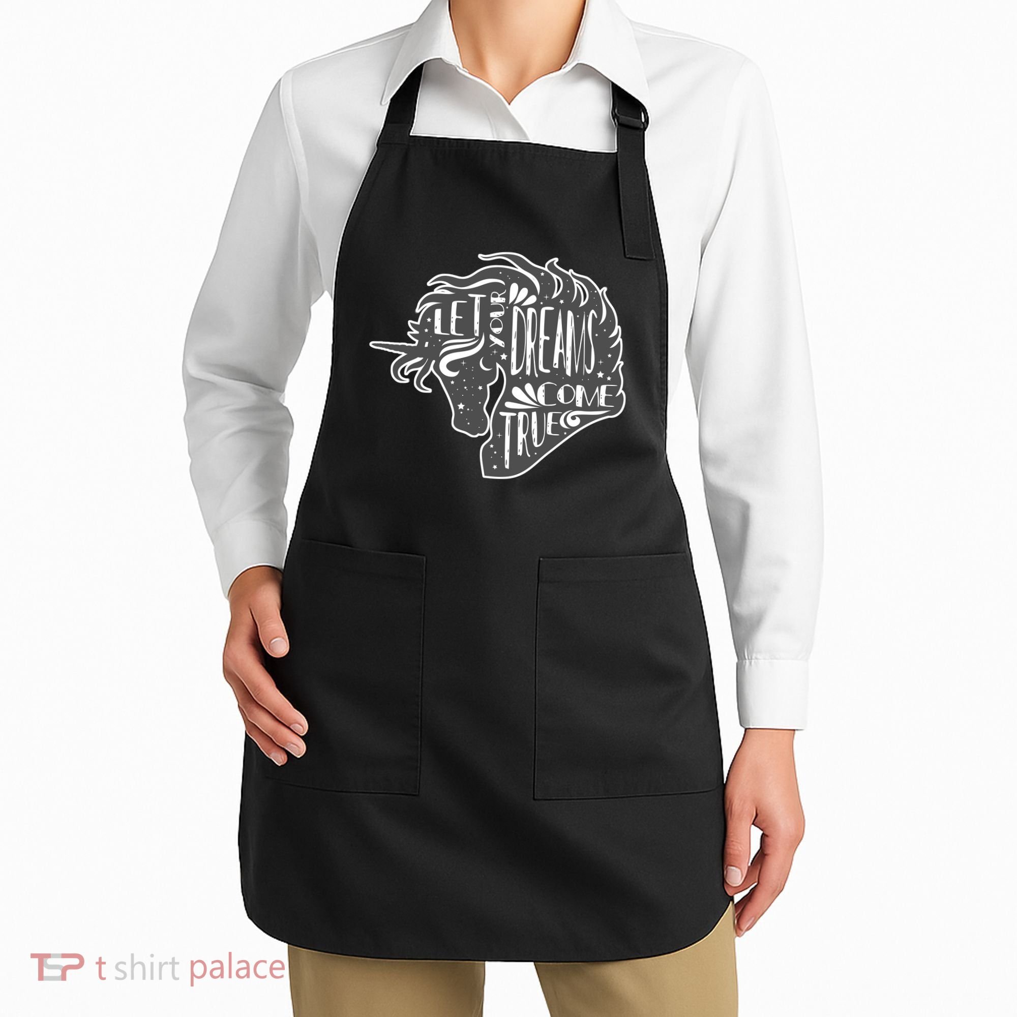 Let Your Dreams Come True Unicorn Apron