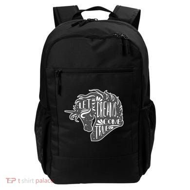 Let Your Dreams Come True Unicorn Backpack