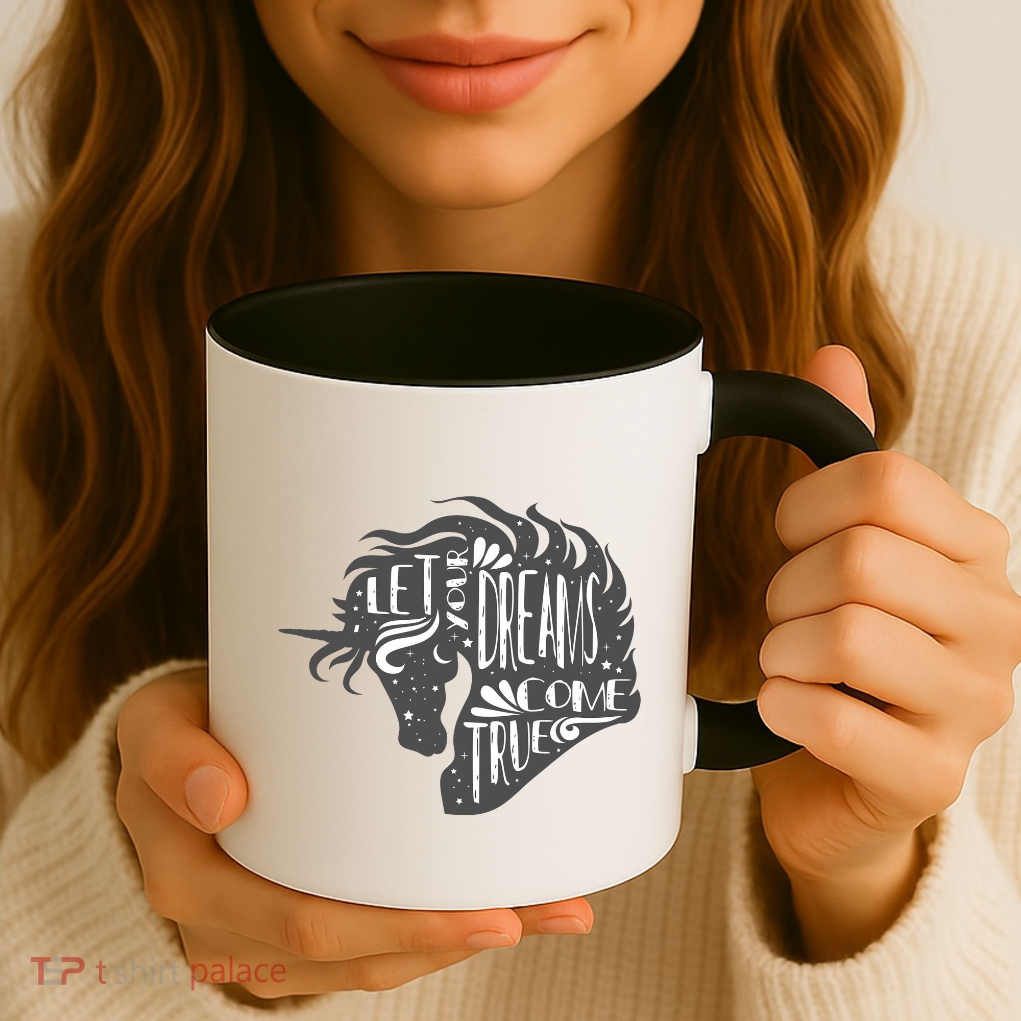 Let Your Dreams Come True Unicorn Coffee Mug