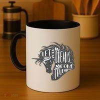 Let Your Dreams Come True Unicorn Coffee Mug thumb 4