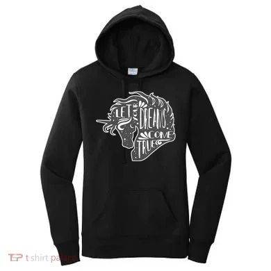 Let Your Dreams Come True Unicorn Women's Hoodie
