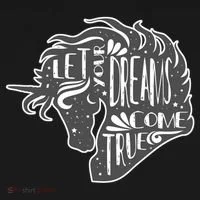 Let Your Dreams Come True Unicorn Women's Hoodie thumb 2