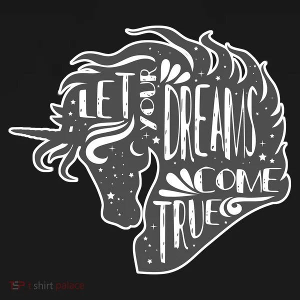 Let Your Dreams Come True Unicorn Women's Hoodie
