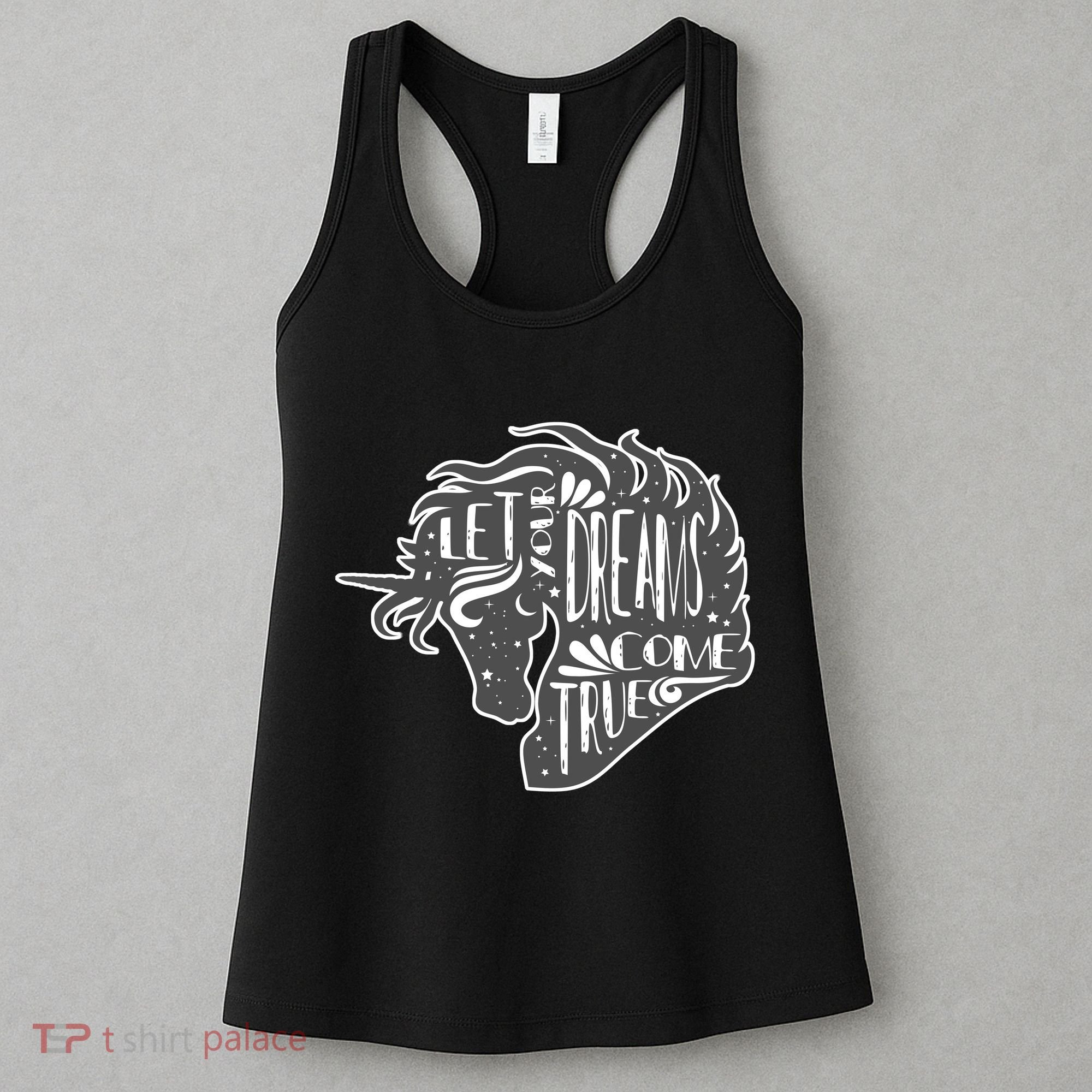 Let Your Dreams Come True Unicorn Women's Tank Top