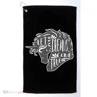Let Your Dreams Come True Unicorn Golf Towel thumb 0