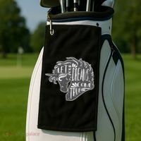Let Your Dreams Come True Unicorn Golf Towel thumb 2
