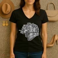 Let Your Dreams Come True Unicorn Women's V-Neck T-Shirt thumb 3