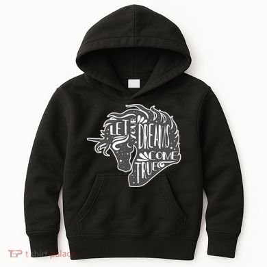 Let Your Dreams Come True Unicorn Kids Hoodie