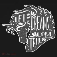 Let Your Dreams Come True Unicorn Kids Long Sleeve Shirt thumb 2