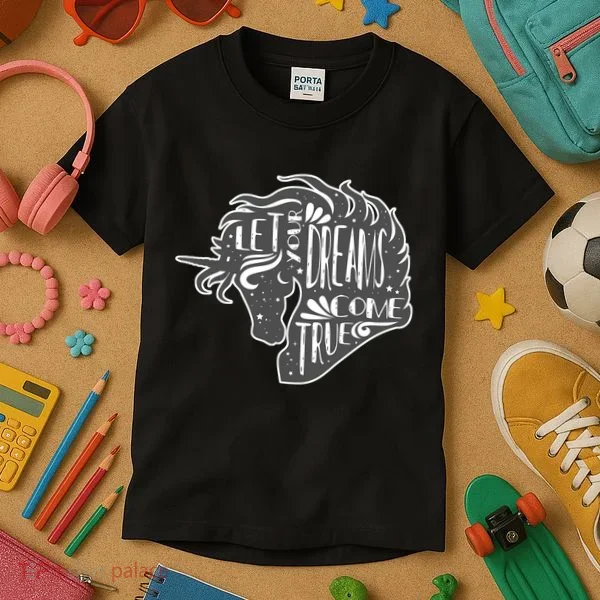 Let Your Dreams Come True Unicorn Kids T-Shirt