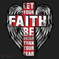 Let Your Faith Be Bigger Than Your Fear Beanie thumb 2