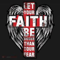 Let Your Faith Be Bigger Than Your Fear Ornament thumb 1