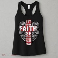 Let Your Faith Be Bigger Than Your Fear Women's Tank Top thumb 3