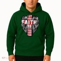 Let Your Faith Be Bigger Than Your Fear Hoodie thumb 2