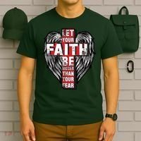 Let Your Faith Be Bigger Than Your Fear T-Shirt thumb 6