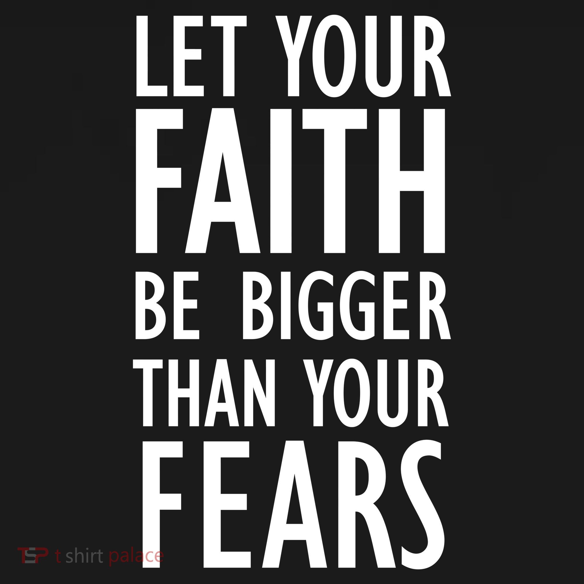 Let Your Faith Be Bigger Than Your Fears Apron