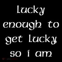 Lucky Enough To Get Lucky So I Am Women's Hoodie thumb 2