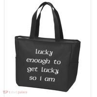 Lucky Enough To Get Lucky So I Am Tote Bag thumb 3