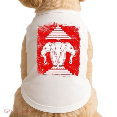 Laos Erawan Three Headed Elephant Kingdom of Laos Doggie Tank