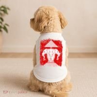 Laos Erawan Three Headed Elephant Kingdom of Laos Doggie Tank thumb 2