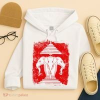 Laos Erawan Three Headed Elephant Kingdom of Laos Hoodie thumb 4