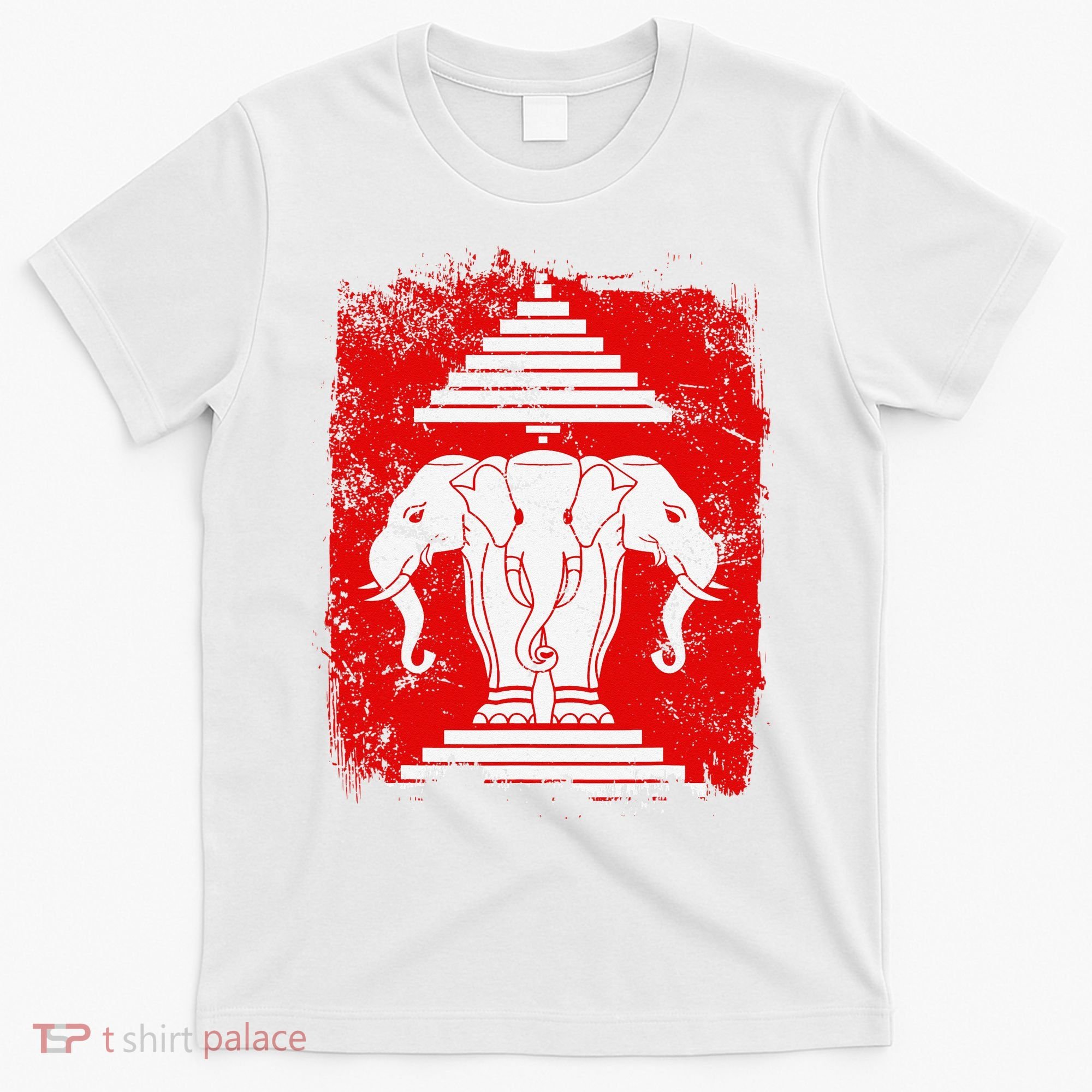Laos Erawan Three Headed Elephant Kingdom of Laos T-Shirt
