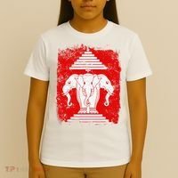 Laos Erawan Three Headed Elephant Kingdom of Laos T-Shirt thumb 4