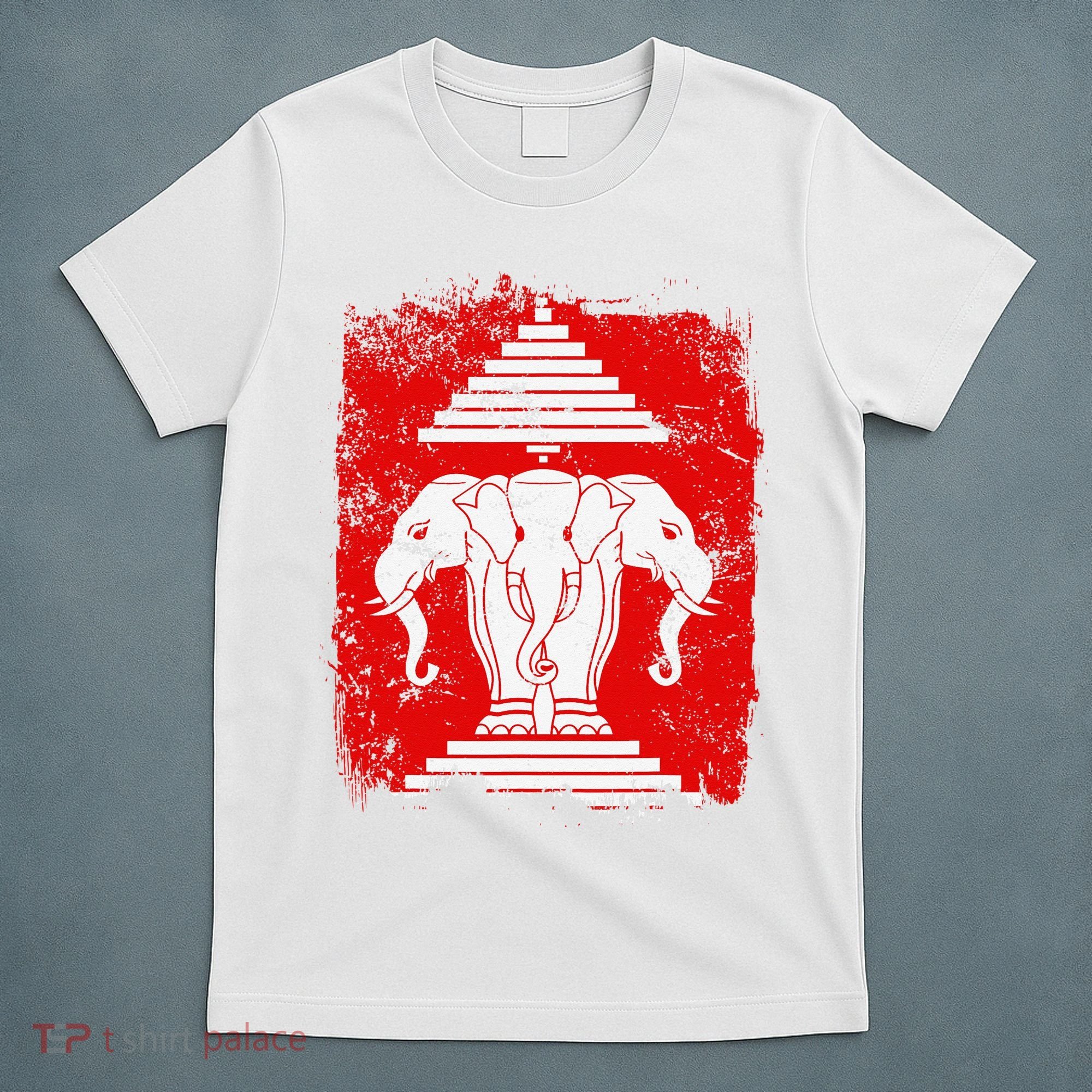 Laos Erawan Three Headed Elephant Kingdom of Laos T-Shirt