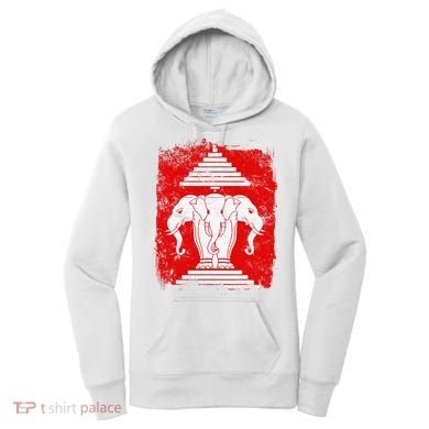 Laos Erawan Three Headed Elephant Kingdom of Laos Women's Hoodie