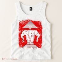 Laos Erawan Three Headed Elephant Kingdom of Laos Tank Top thumb 2