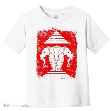Laos Erawan Three Headed Elephant Kingdom of Laos Toddler T-Shirt