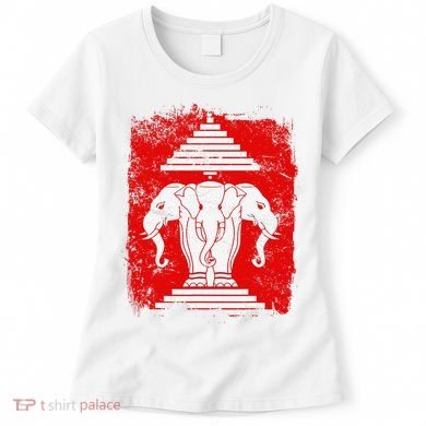 Laos Erawan Three Headed Elephant Kingdom of Laos Women's T-Shirt