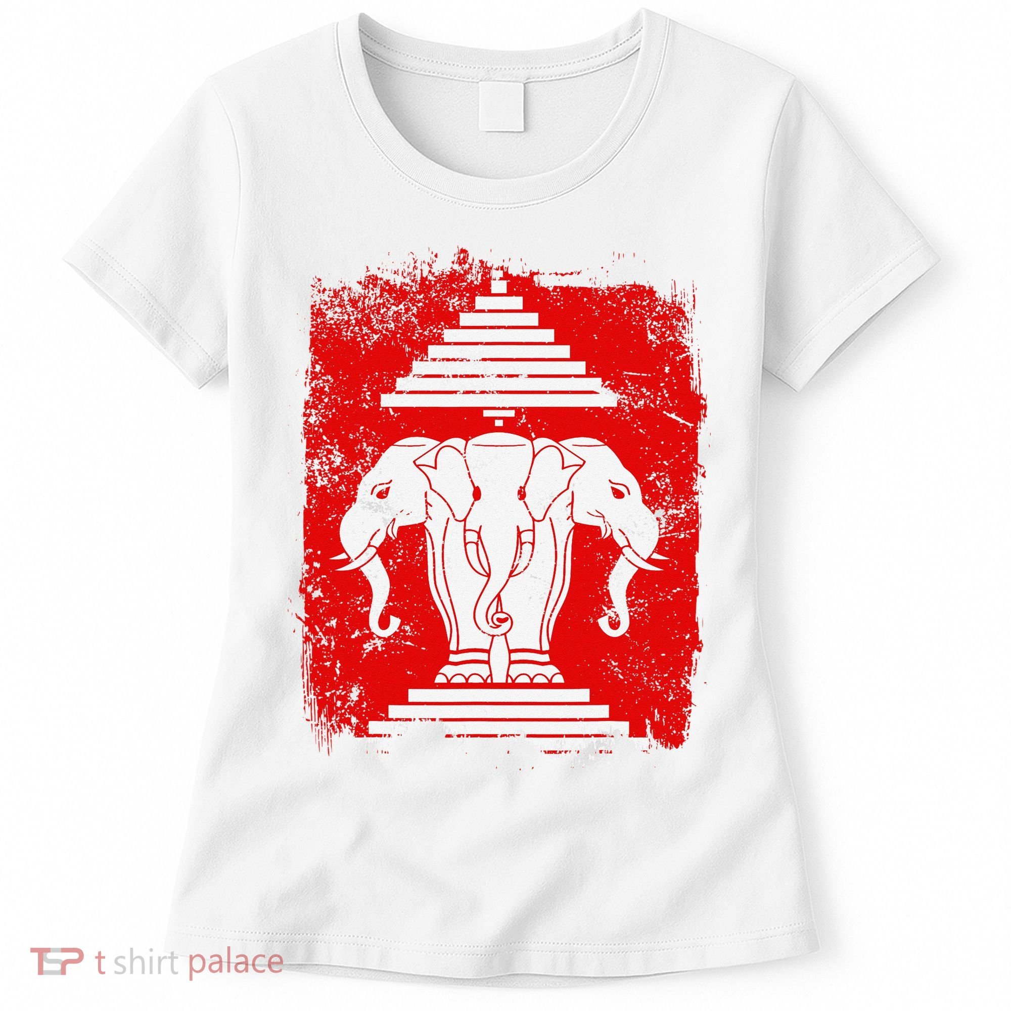 Laos Erawan Three Headed Elephant Kingdom of Laos Women's T-Shirt