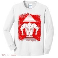 Laos Erawan Three Headed Elephant Kingdom of Laos Kids Long Sleeve Shirt thumb 0