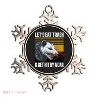 LetS Eat Trash Get Hit By A Car Possum Ornament thumb 0
