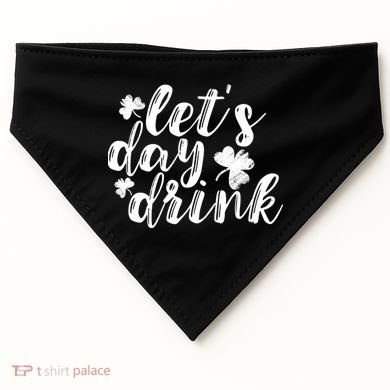 Let's Day Drink USA-Made Doggie Bandana