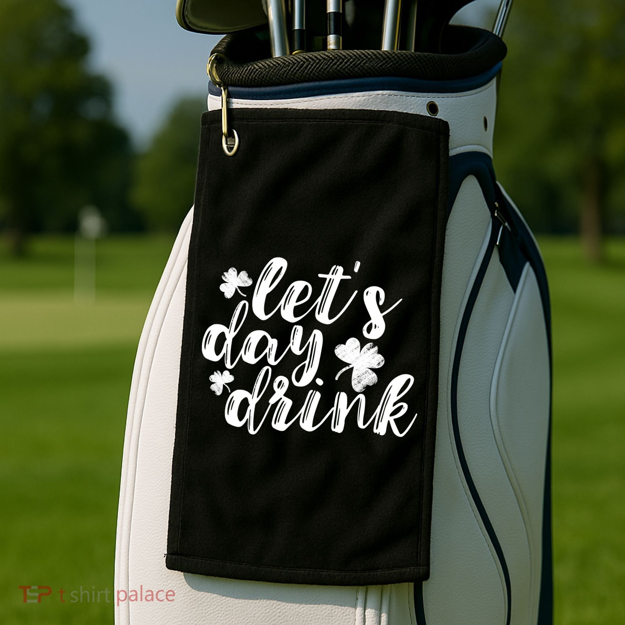 Let's Day Drink Golf Towel