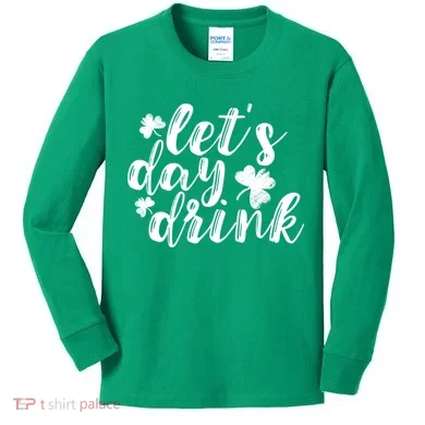 Let's Day Drink Kids Long Sleeve Shirt