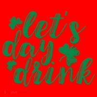 Let's Day Drink Santa Hat thumb 1