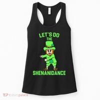 Let's Do The Shenanidance Funny St. Pattys Day Women's Tank Top thumb 0