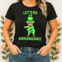 Let's Do The Shenanidance Funny St. Pattys Day Women's T-Shirt thumb 2