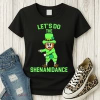Let's Do The Shenanidance Funny St. Pattys Day Women's T-Shirt thumb 3