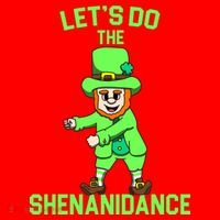 Let's Do The Shenanidance Funny St. Pattys Day Santa Hat thumb 1
