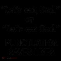 Let's Eat Dad Punctuation Saves Lives Coffee Mug thumb 5