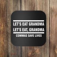 Let's Eat Grandma Commas Save Lives Coaster thumb 0