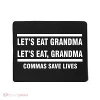 Let's Eat Grandma Commas Save Lives Mousepad thumb 0