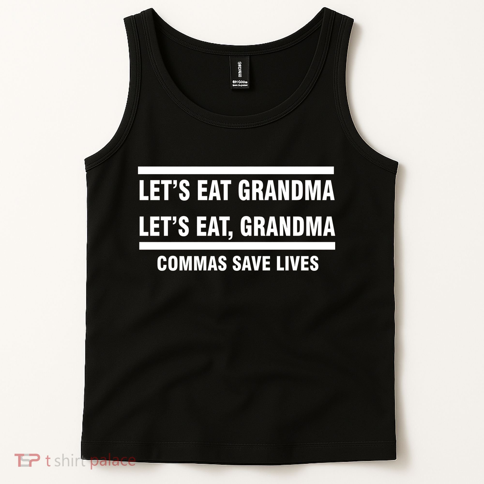 Let's Eat Grandma Commas Save Lives Tank Top