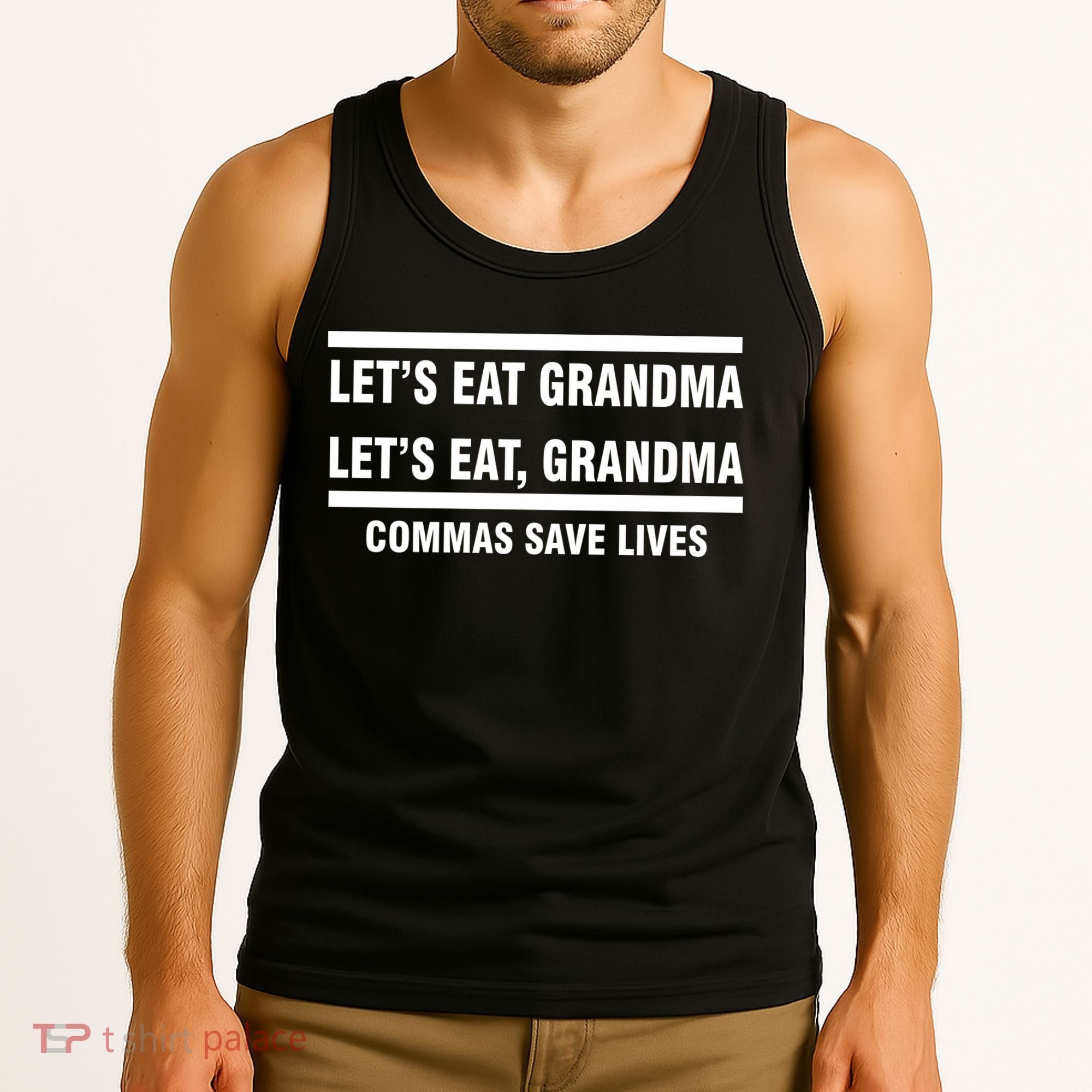 Let's Eat Grandma Commas Save Lives Tank Top