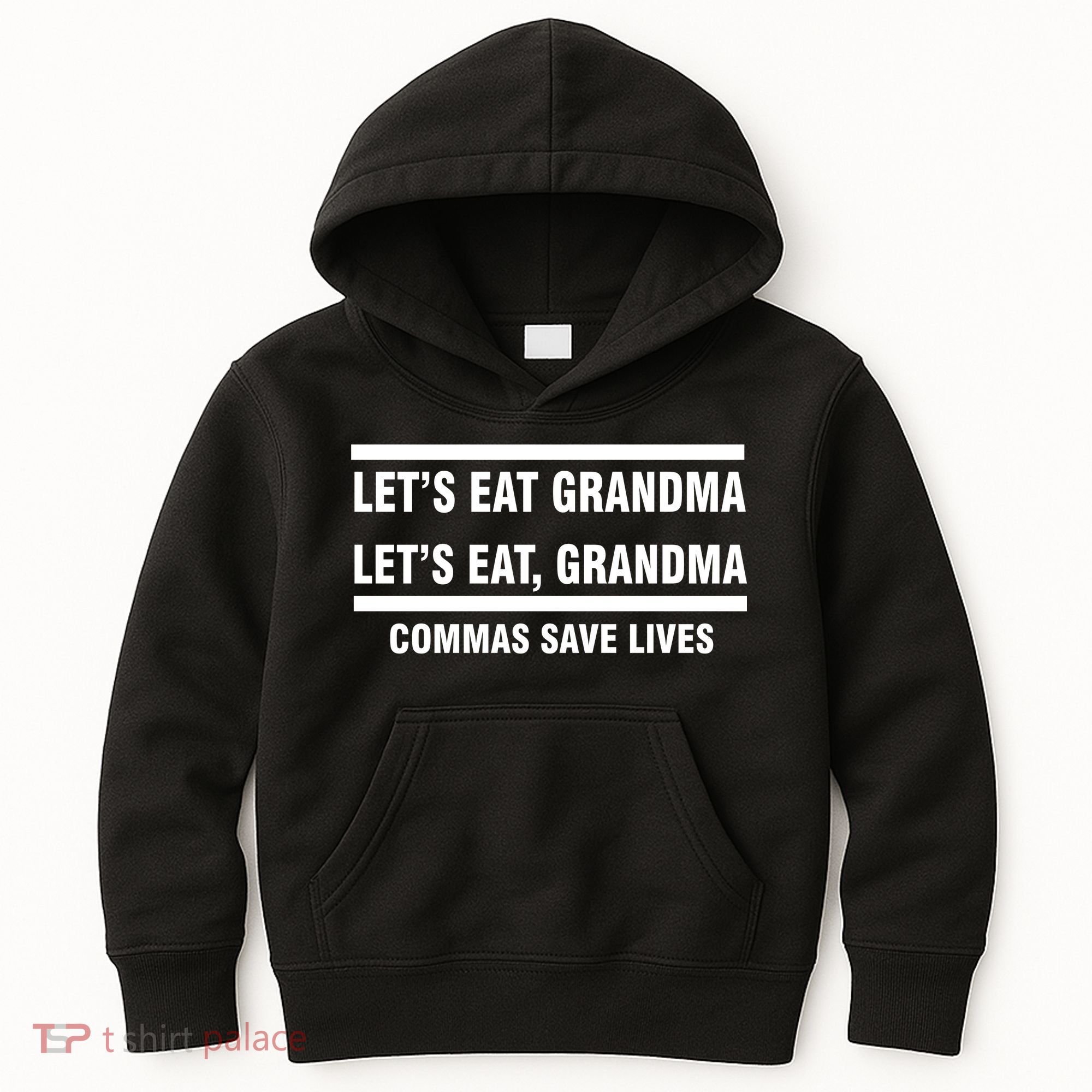 Let's Eat Grandma Commas Save Lives Kids Hoodie