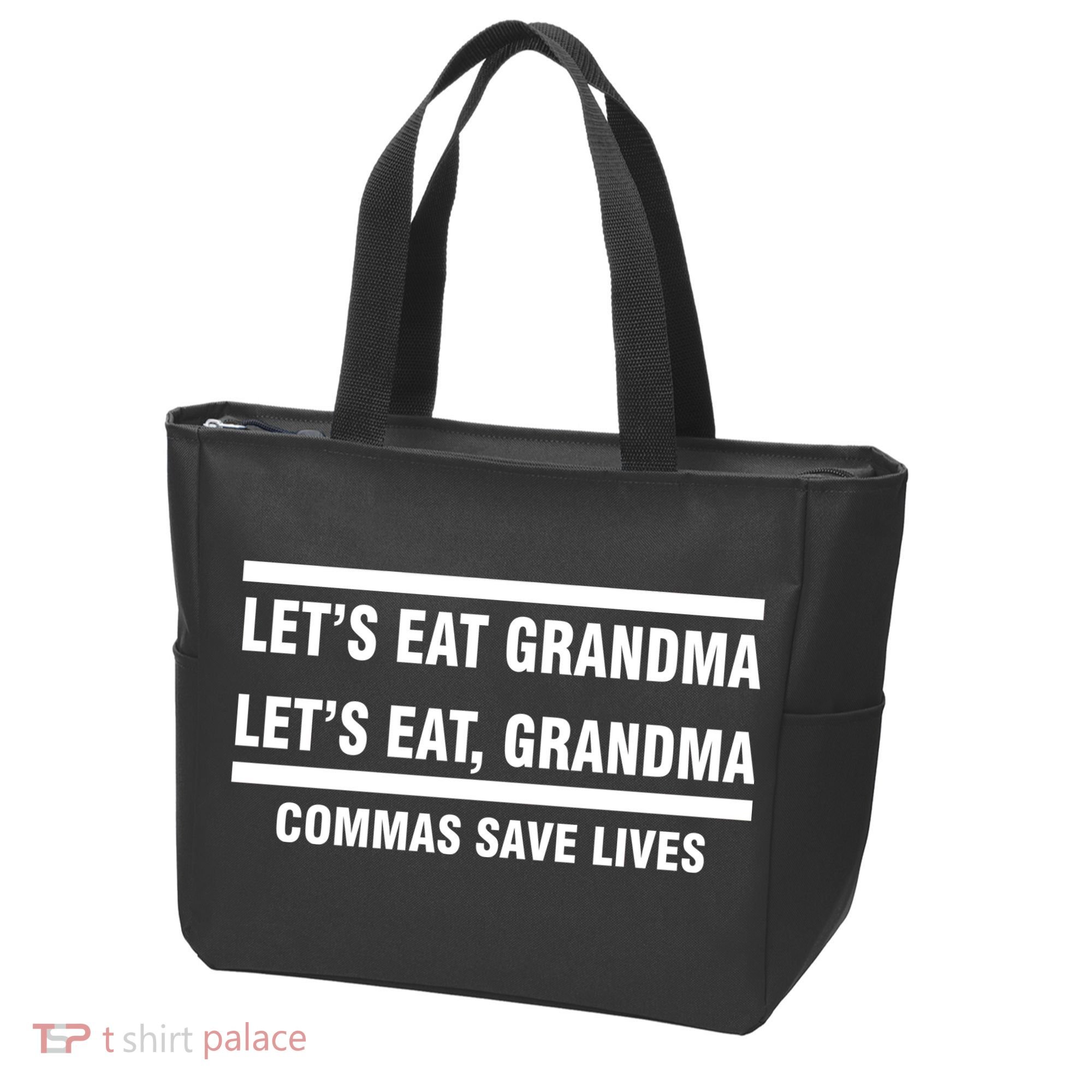 Let's Eat Grandma Commas Save Lives Tote Bag